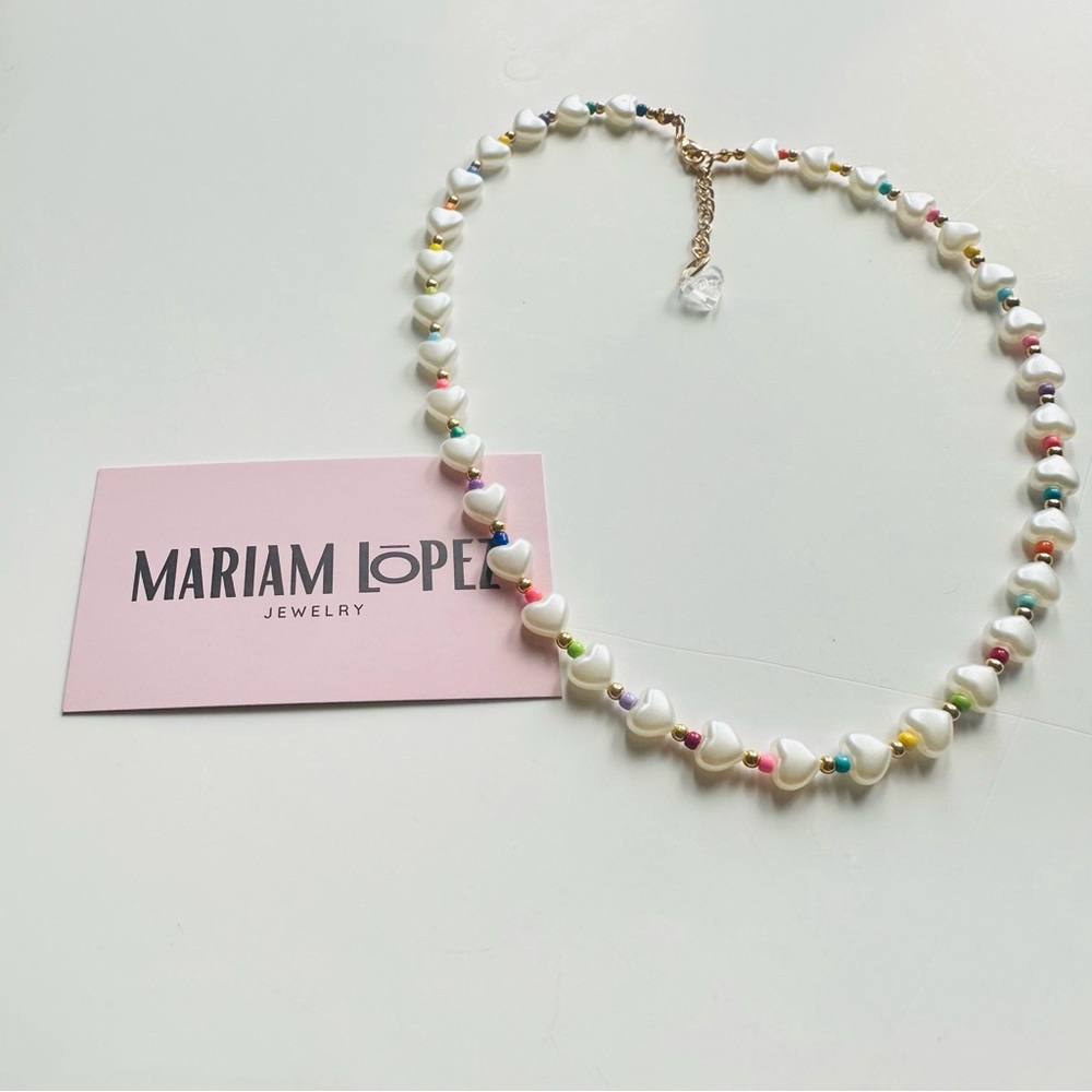Multicolor Heart Necklace